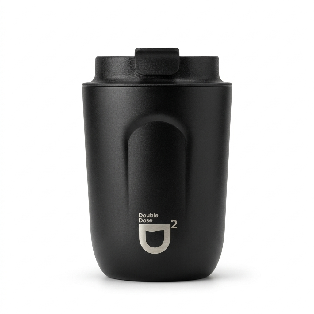 D² Utility Cup Black Edition - sleek matte black everyday cup