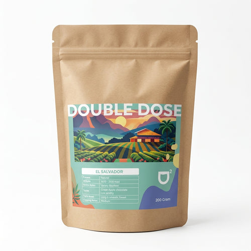 Double Dose El Salvador Single Origin 200g - medium roast coffee beans